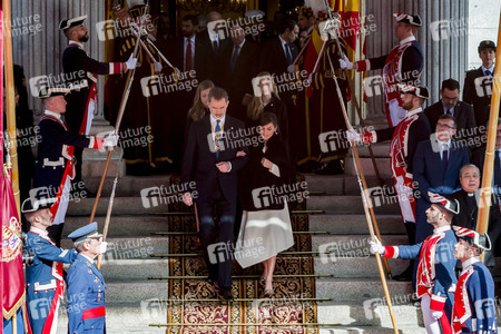 Eröffnung der XIV. Legislatur des Unterhauses des spanischen Parlamentes in Madrid
