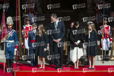 Eröffnung der XIV. Legislatur des Unterhauses des spanischen Parlamentes in Madrid