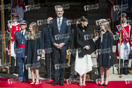 Eröffnung der XIV. Legislatur des Unterhauses des spanischen Parlamentes in Madrid
