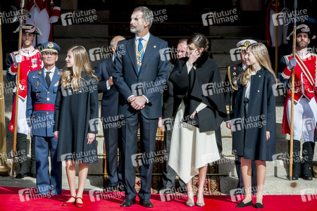 Eröffnung der XIV. Legislatur des Unterhauses des spanischen Parlamentes in Madrid