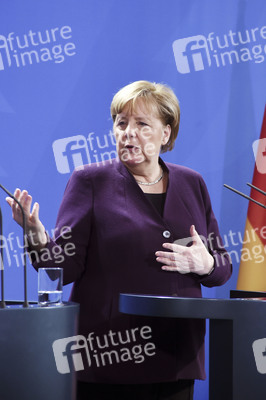 Pressekonferenz mit Angela Merkel und Sebastian Kurz in Berlin