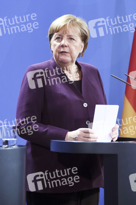 Pressekonferenz mit Angela Merkel und Sebastian Kurz in Berlin