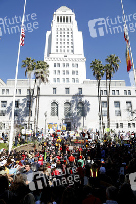 Fire Drill Fridays Kundgebung in Los Angeles