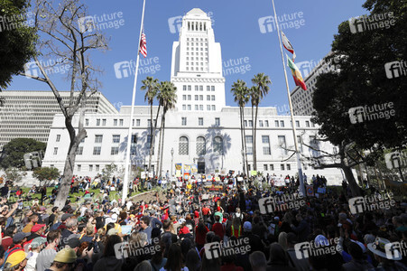 Fire Drill Fridays Kundgebung in Los Angeles