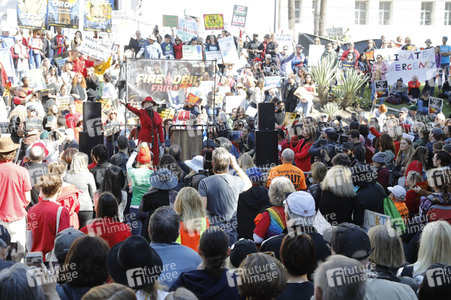 Fire Drill Fridays Kundgebung in Los Angeles