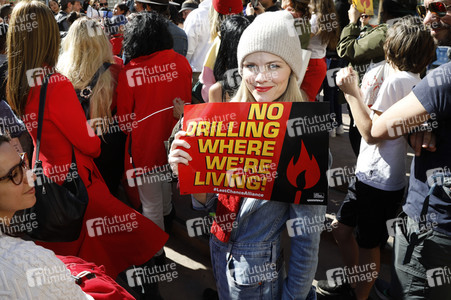 Fire Drill Fridays Kundgebung in Los Angeles
