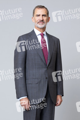 Offizielle Porträts der spanischen Königsfamilie