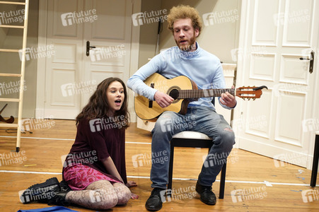 Theaterprobe 'Schmetterlinge sind frei' in Berlin