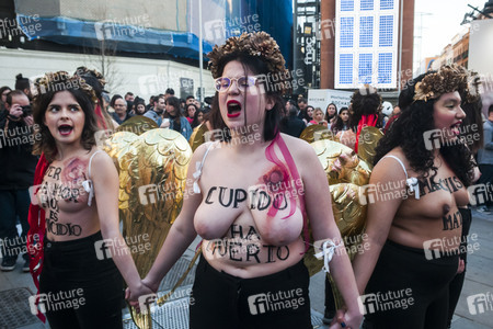 Femen Demonstration in Madrid