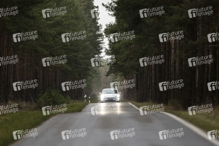 Ein Tesla Model 3 in Grünheide