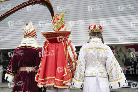 Richtfest für den Rosenmontagszug 2020 in Köln