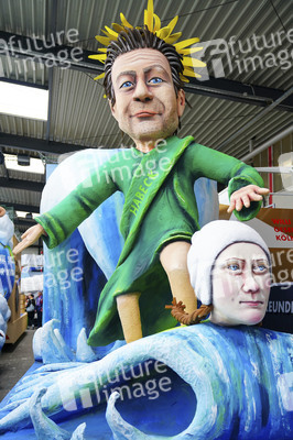 Richtfest für den Rosenmontagszug 2020 in Köln