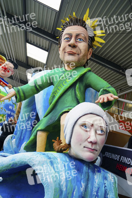 Richtfest für den Rosenmontagszug 2020 in Köln