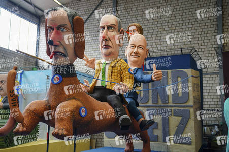 Richtfest für den Rosenmontagszug 2020 in Köln