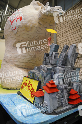 Richtfest für den Rosenmontagszug 2020 in Köln