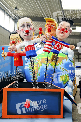 Richtfest für den Rosenmontagszug 2020 in Köln