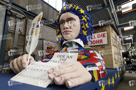 Richtfest für den Rosenmontagszug 2020 in Köln