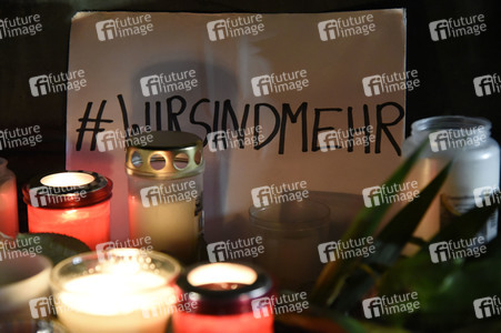 Mahnwache für die Terroropfer in Hanau