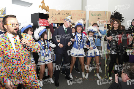 Lindener Narren stürmen die Niedersächsische Staatskanzlei in Hannover
