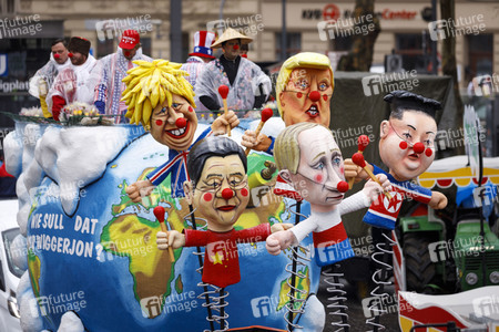 Rosenmontagszug 2020 in Köln