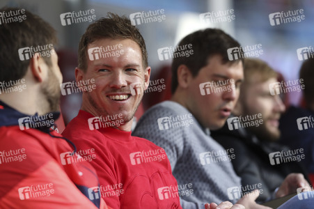 Fußball-Bundesliga Spiel RB Leipzig - Bayer 04 Leverkusen in Leipzig