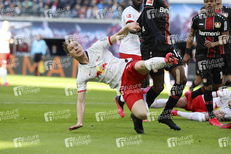 Fußball-Bundesliga Spiel RB Leipzig - Bayer 04 Leverkusen in Leipzig