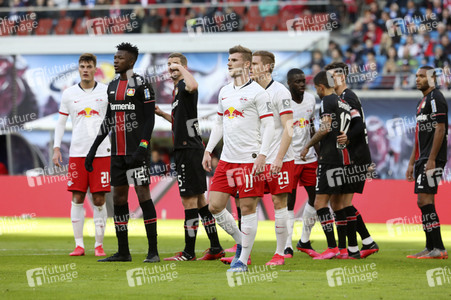 Fußball-Bundesliga Spiel RB Leipzig - Bayer 04 Leverkusen in Leipzig