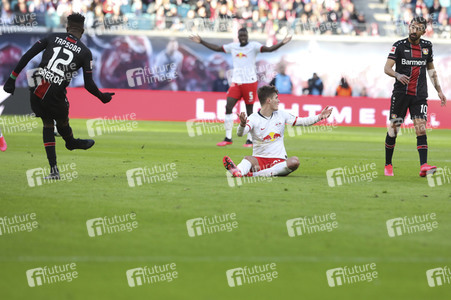 Fußball-Bundesliga Spiel RB Leipzig - Bayer 04 Leverkusen in Leipzig