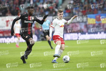 Fußball-Bundesliga Spiel RB Leipzig - Bayer 04 Leverkusen in Leipzig