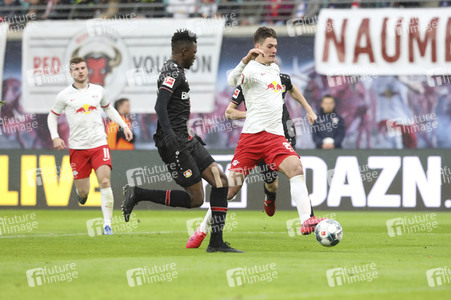 Fußball-Bundesliga Spiel RB Leipzig - Bayer 04 Leverkusen in Leipzig