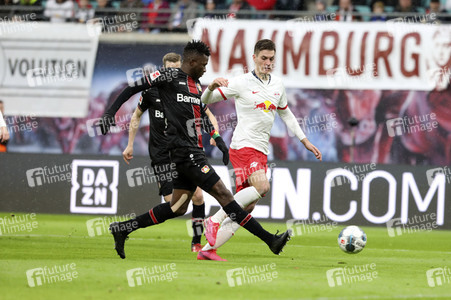 Fußball-Bundesliga Spiel RB Leipzig - Bayer 04 Leverkusen in Leipzig