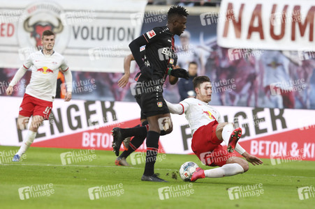 Fußball-Bundesliga Spiel RB Leipzig - Bayer 04 Leverkusen in Leipzig