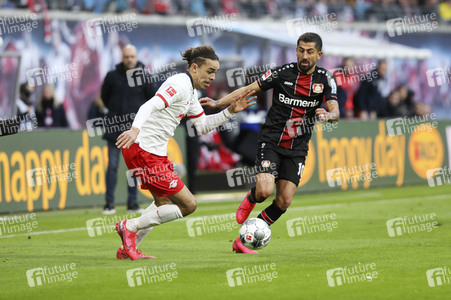 Fußball-Bundesliga Spiel RB Leipzig - Bayer 04 Leverkusen in Leipzig