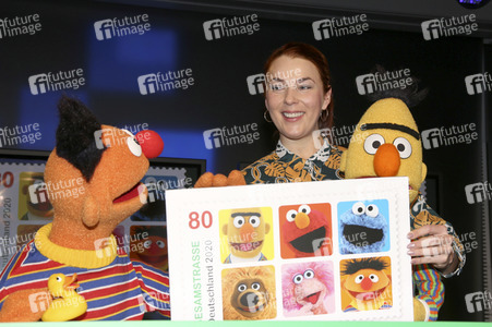 Präsentation der Sonderbriefmarke 'Sesamstrasse' in Hamburg