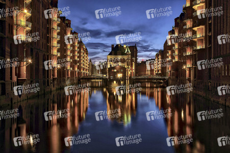 Das Wasserschloss in Hamburg