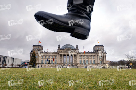 Das Reichstagsgebäude in Berlin