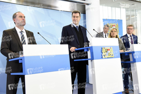 Pressekonferenz zum Thema Coronavirus-Infektion in München