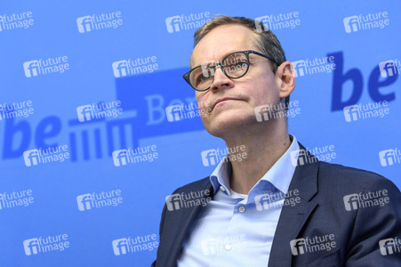Pressekonferenz zur Absage von Veranstaltungen mit mehr als 1000 Personen in Berlin