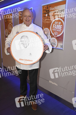 Enthüllung der neuen Sterne für den Sky of Fame in München