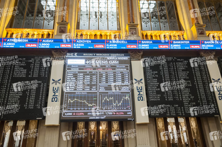 Aktienindex IBEX 35 sinkt auf Niedrigststand in Madrid