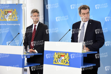 Pressekonferenz zur Coronavirus-Infektion und Schließungen der Schuleinrichtungen in München