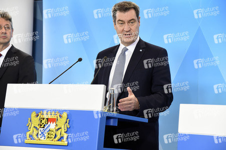 Pressekonferenz zur Coronavirus-Infektion und Schließungen der Schuleinrichtungen in München