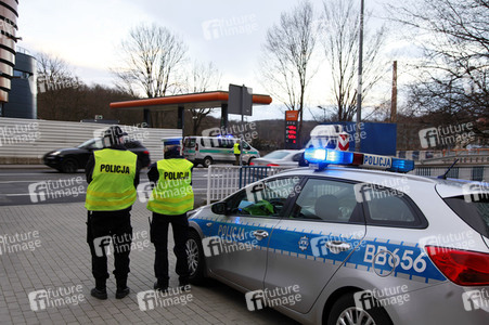 Deutsch-polnische Grenze zwischen Zgorzelec und Görlitz wird von polnischen Spezialkräften kontrolliert