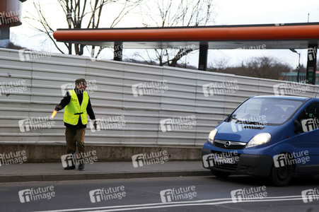 Deutsch-polnische Grenze zwischen Zgorzelec und Görlitz wird von polnischen Spezialkräften kontrolliert