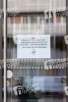 Symbolfoto Schulschließung wegen Coronavirus in Nürnberg