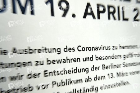 Maßnahmen gegen die Ausbreitung des Coronavirus in Berlin