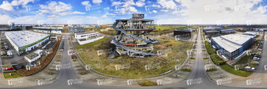 Luftbildaufnahme vom Expogelände in Hannover-Laatzen