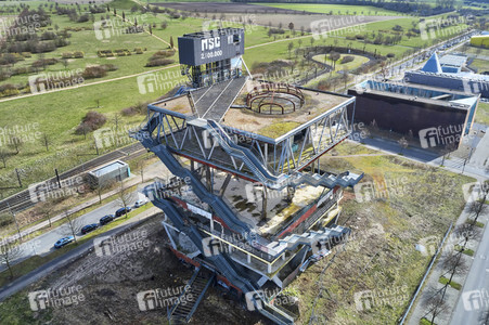 Luftbildaufnahme vom Expogelände in Hannover-Laatzen