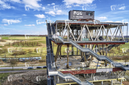 Luftbildaufnahme vom Expogelände in Hannover-Laatzen