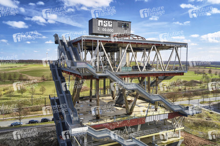 Luftbildaufnahme vom Expogelände in Hannover-Laatzen